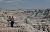 Mirante no Badlands National Park, em South Dakota, nos Estados Unidos